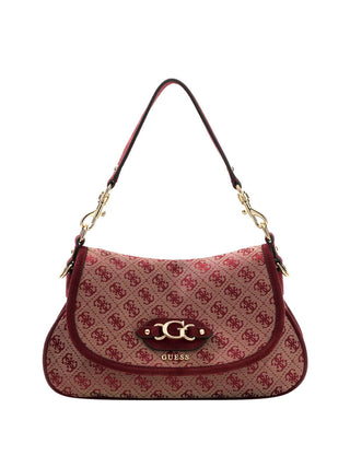 GUESS 2 USCITA Borsa a Tracolla Samantha Flap Guess - Bordeaux
