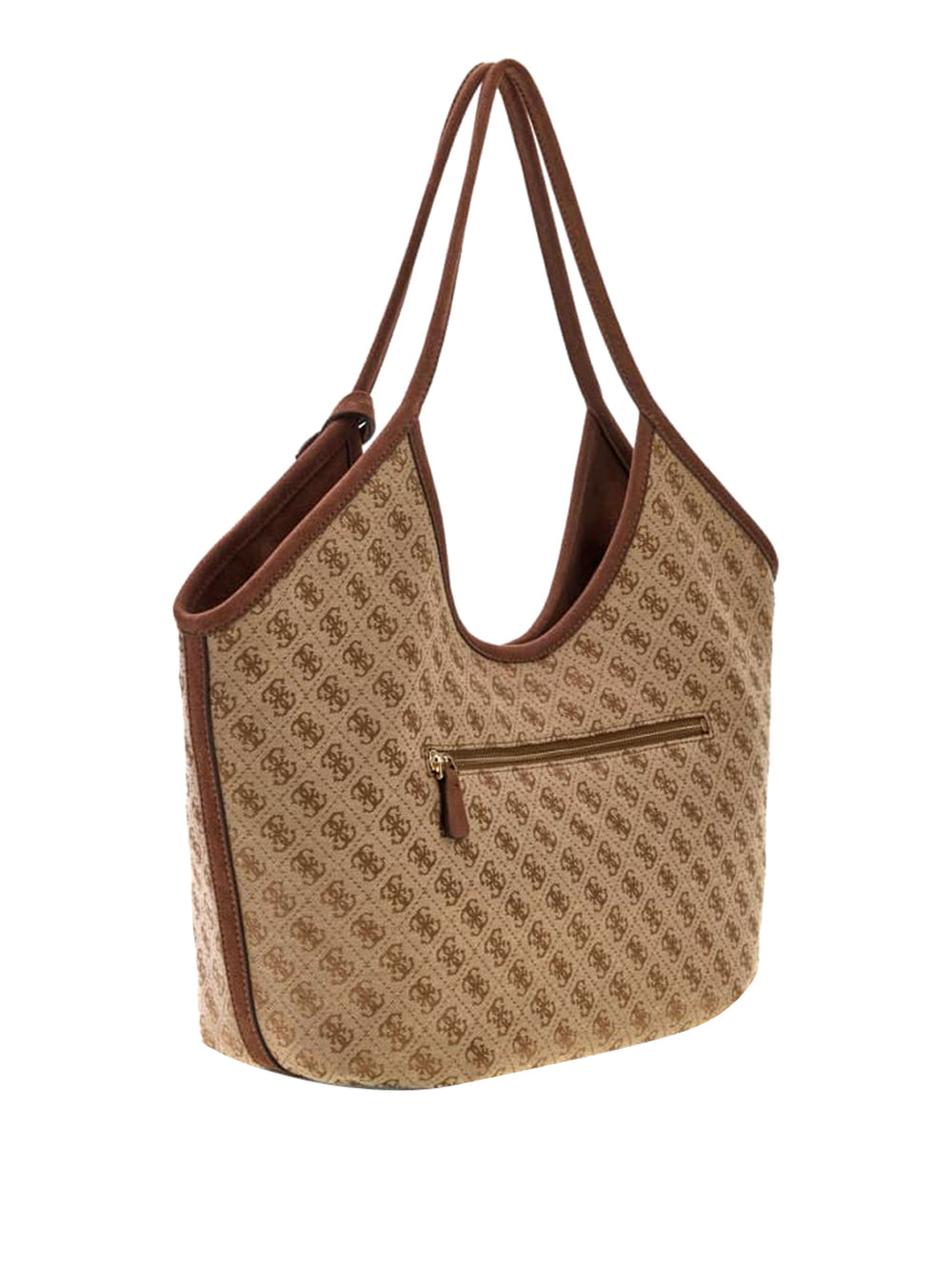 GUESS 2 USCITA Borsa Tote Con Logo Samantha Guess - Beige