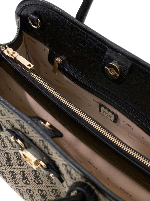 GUESS 2 USCITA Borsa A Mano Guess Samantha Girlfriend - Nero