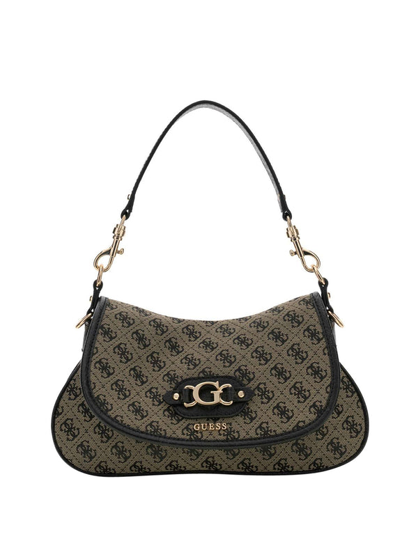 GUESS 2 USCITA Borsa A Tracolla Guess Samantha Flap - Nero