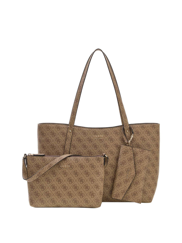 GUESS 2 USCITA Borsa a Mano Guess Brenton - Beige