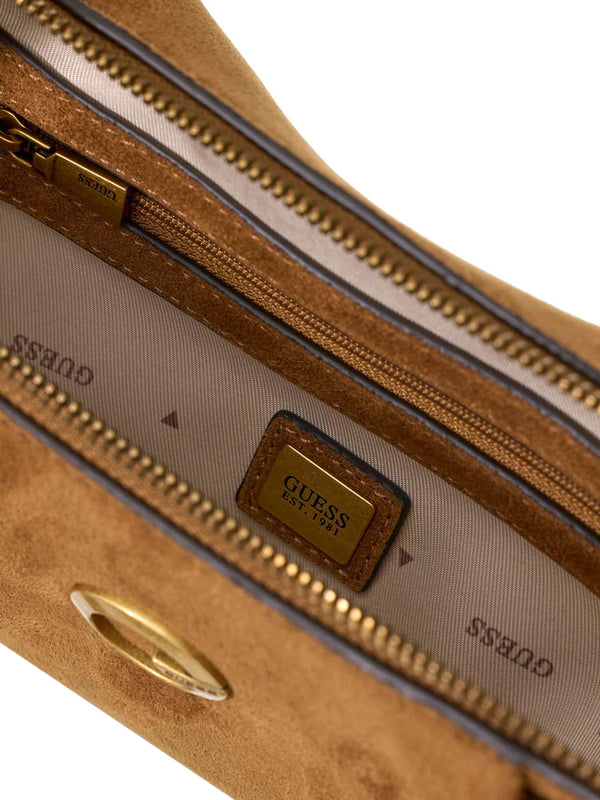 GUESS 2 USCITA Borsa A Tracolla Guess Allegra - Cognac