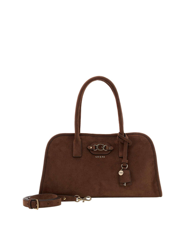 GUESS 2 USCITA Borsa a Mano Samantha Guess - Marrone