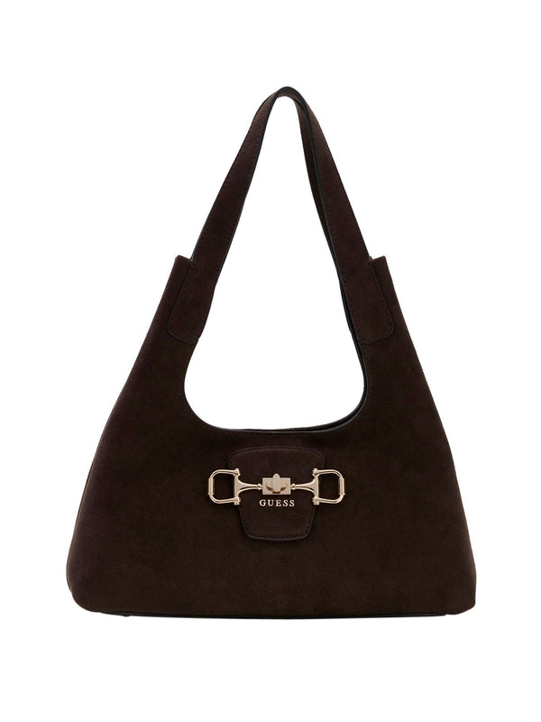 GUESS 2 USCITA Borsa a Mano Sunset Small Hobo Guess - Marrone