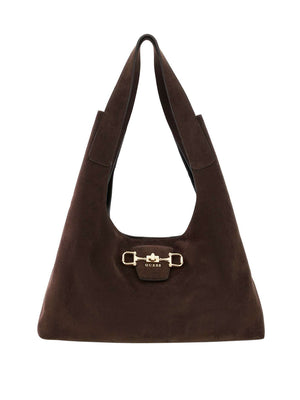 GUESS 2 USCITA Borsa a Mano Guess Maxi Sunset Hobo - Marrone