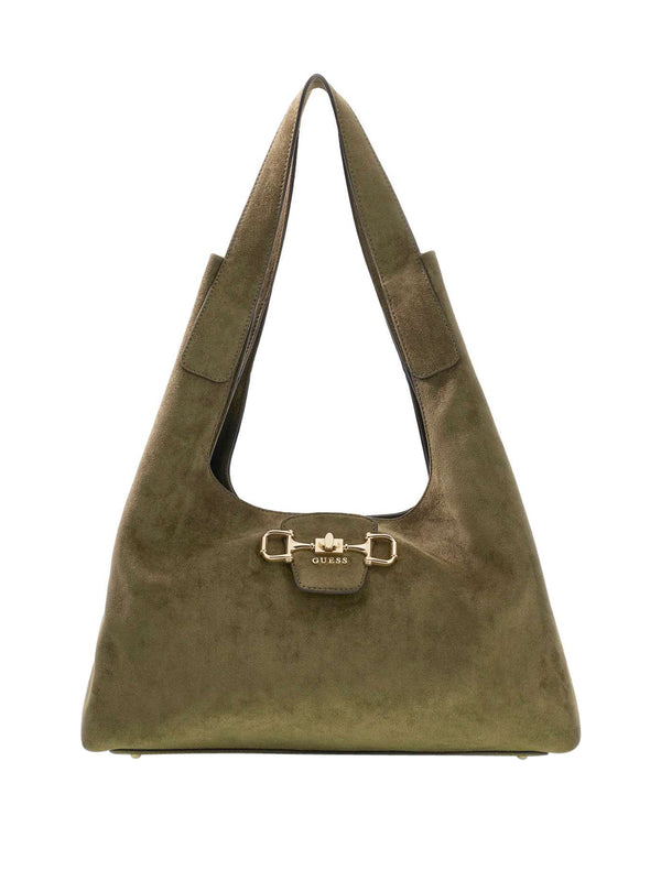 GUESS 2 USCITA Borsa a Mano Guess Maxi Sunset Hobo - Oliva
