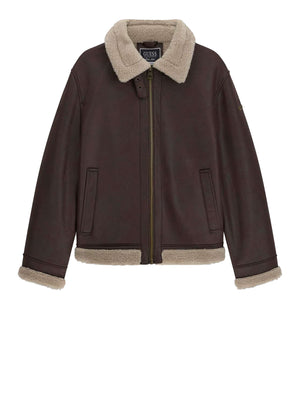 Guess Giacca Guess Shearling Marrone