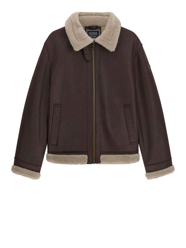 Guess Giacca Guess Shearling Marrone