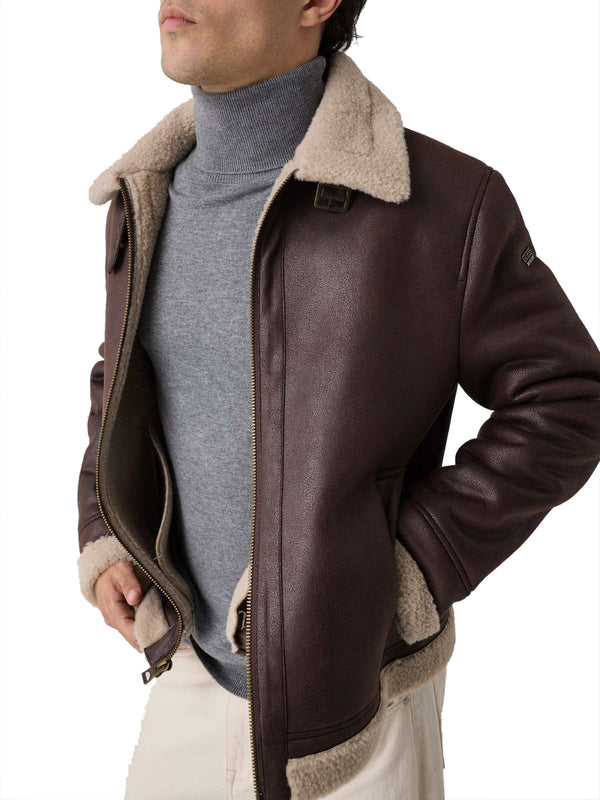 Guess Giacca Guess Shearling Marrone
