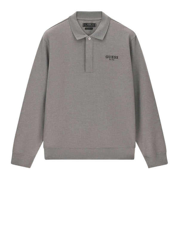 GUESS 2 USCITA Polo Guess Ls Polo Sweatshirt - Grigio