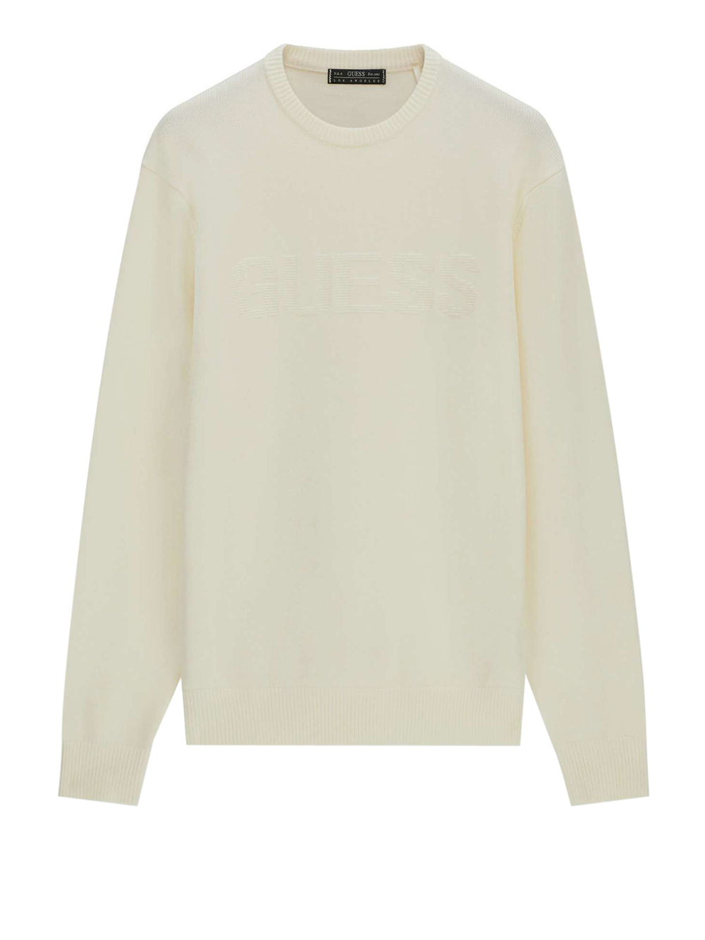 GUESS 2 USCITA Felpa Guess Noburo Cn Logo Reverse Ls - Beige
