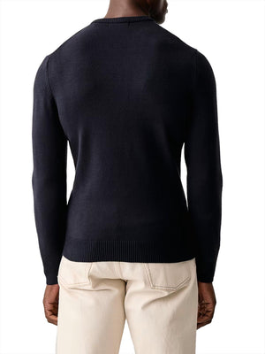 Guess Maglione Girocollo in Viscosa Noburo Guess - Blu Navy