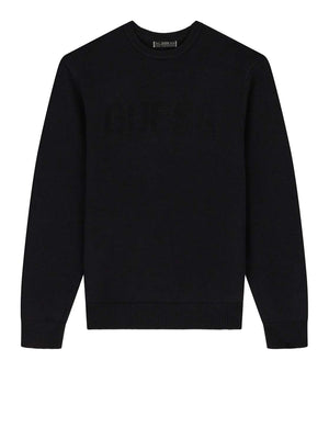 GUESS 2 USCITA Felpa Guess Noburo Cn Logo Reverse Ls - Nero