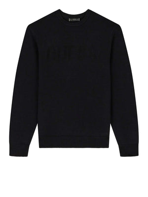 GUESS 2 USCITA Felpa Guess Noburo Cn Logo Reverse Ls - Nero