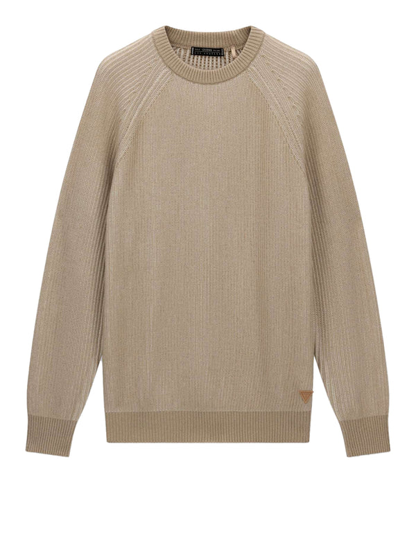 GUESS 2 USCITA Maglia Guess Niro Vanisè Stripes Raglan- Beige