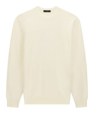 GUESS 2 USCITA Maglia Guess Nestor Cn Allover Logo Swtr- Avorio
