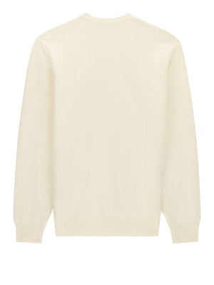 GUESS 2 USCITA Maglia Guess Nestor Cn Allover Logo Swtr- Avorio