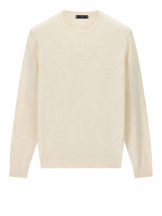 GUESS 2 USCITA Felpa Guess Nial Cn Ls Diamond Stitch - Bianco