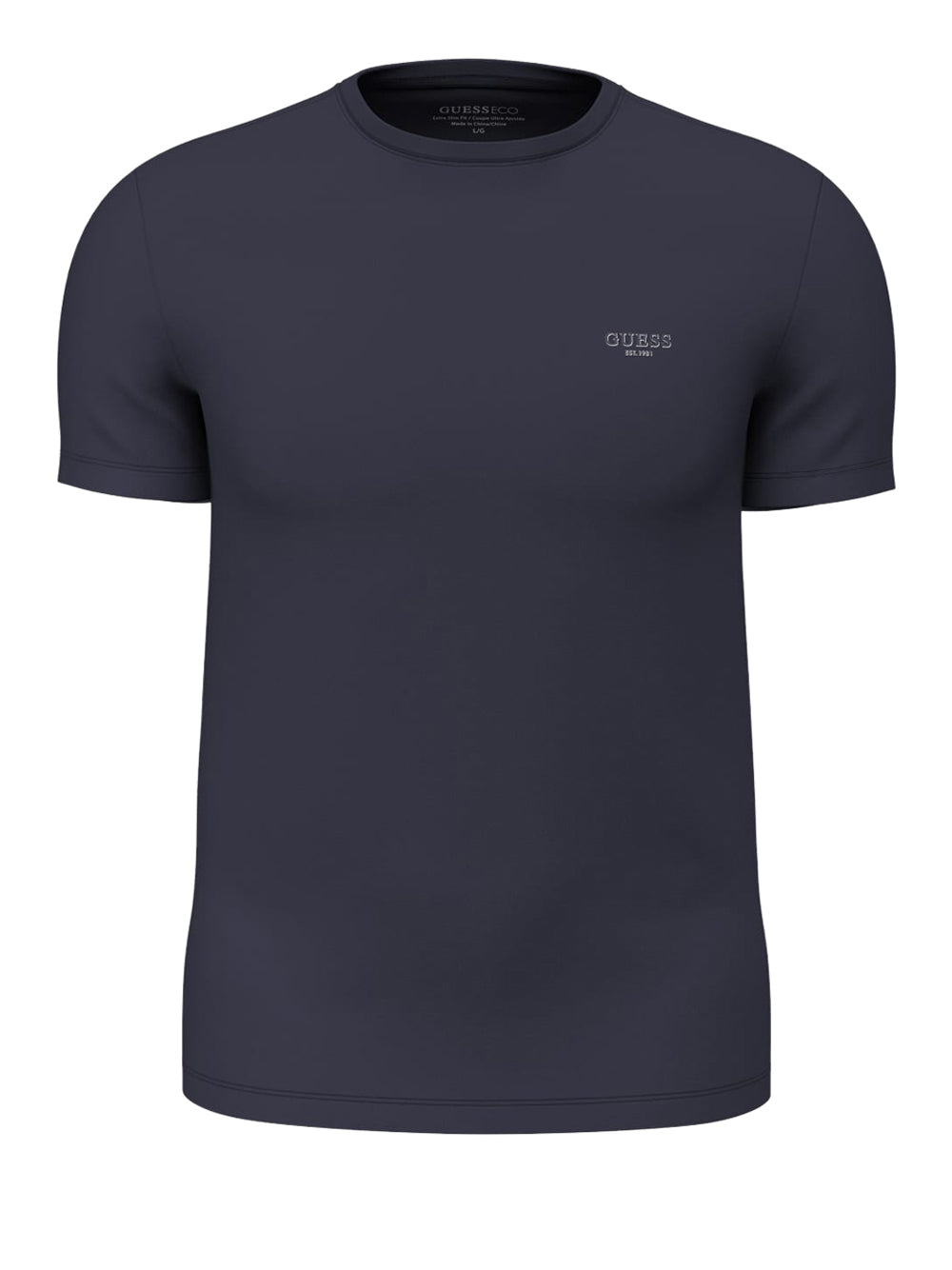 GUESS 2 USCITA T-Shirt Guess In Misto Cotone - Navy