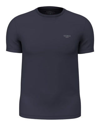 GUESS 2 USCITA T-Shirt Guess In Misto Cotone - Navy