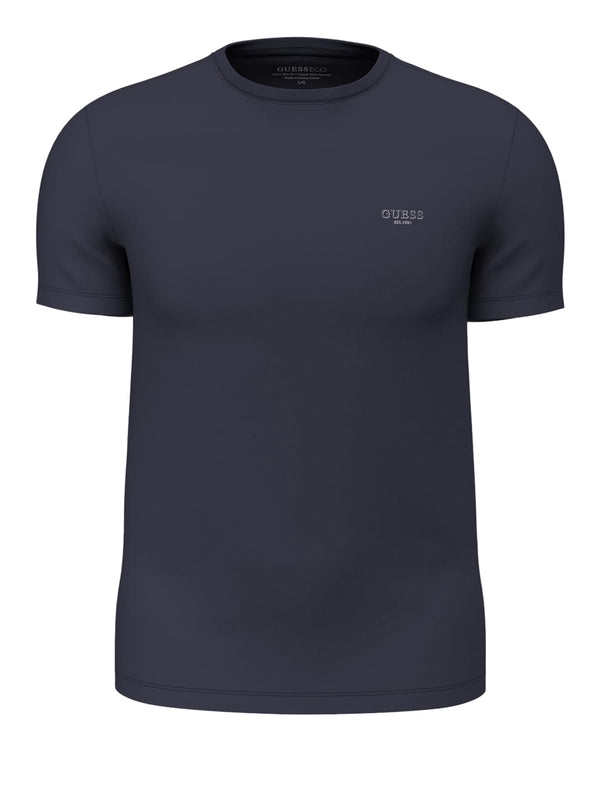 GUESS 2 USCITA T-Shirt Guess In Misto Cotone - Navy