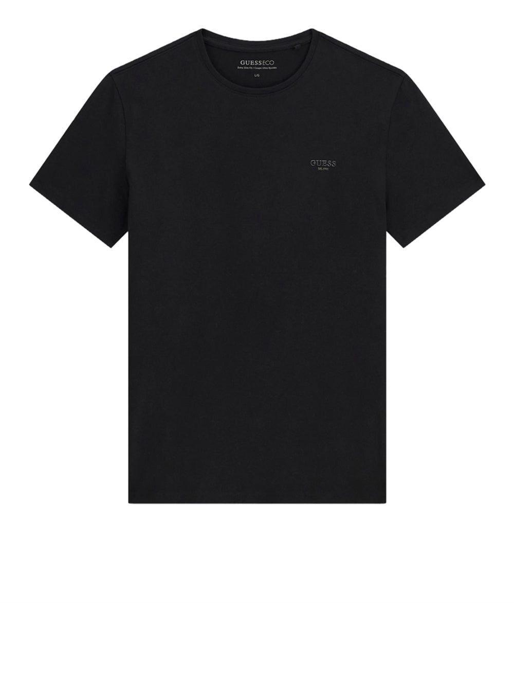 GUESS 2 USCITA T-Shirt Guess In Misto Cotone - Nero