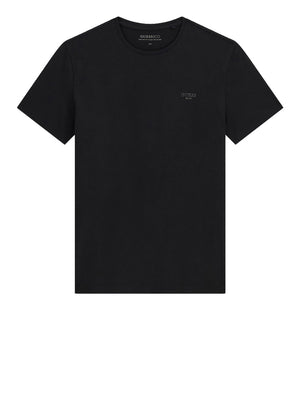 GUESS 2 USCITA T-Shirt Guess In Misto Cotone - Nero