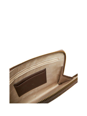 GUESS 2 USCITA Pochette Milano Medium Clutch Uomo - Beige