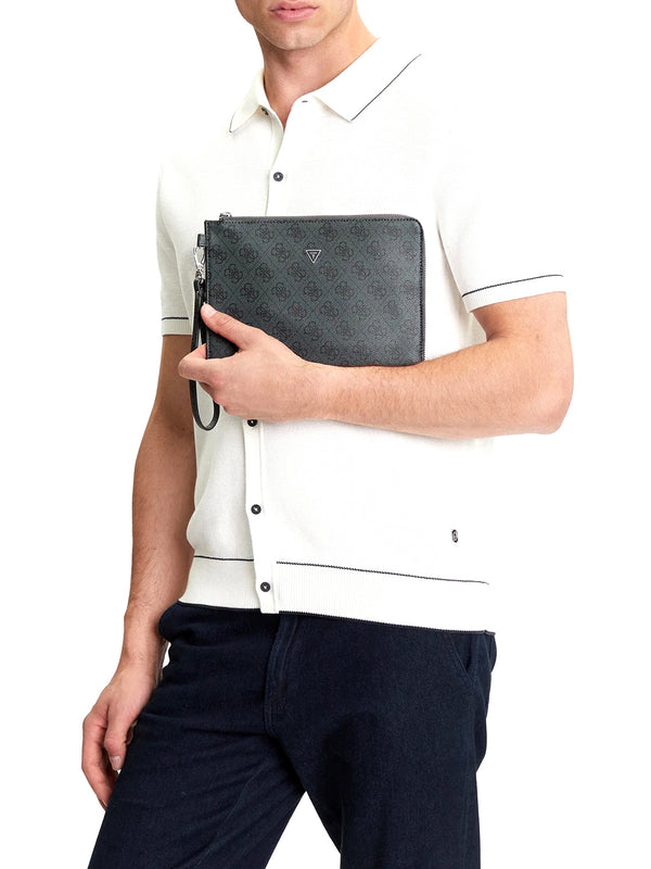 LACOSTE Felpa Uomo - Nero