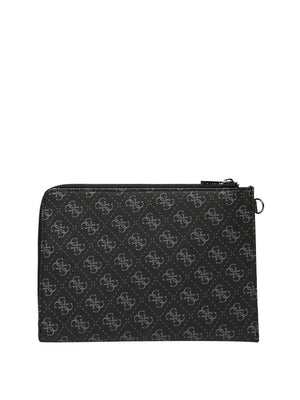 GUESS 2 USCITA Pochette Guess Milano Mini Clutch - Nero