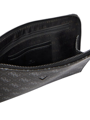 GUESS 2 USCITA Pochette Guess Milano Mini Clutch - Nero