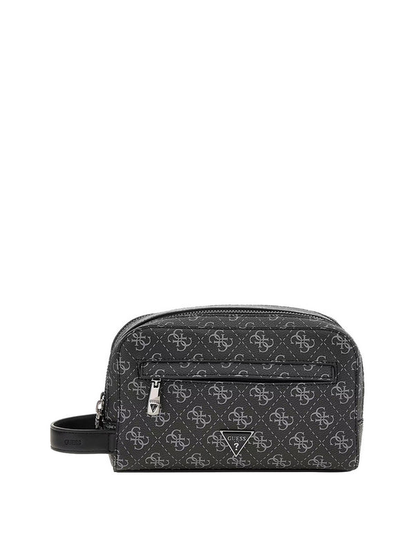 GUESS 2 USCITA Pochette Guess Milano 4G Logo - Nero