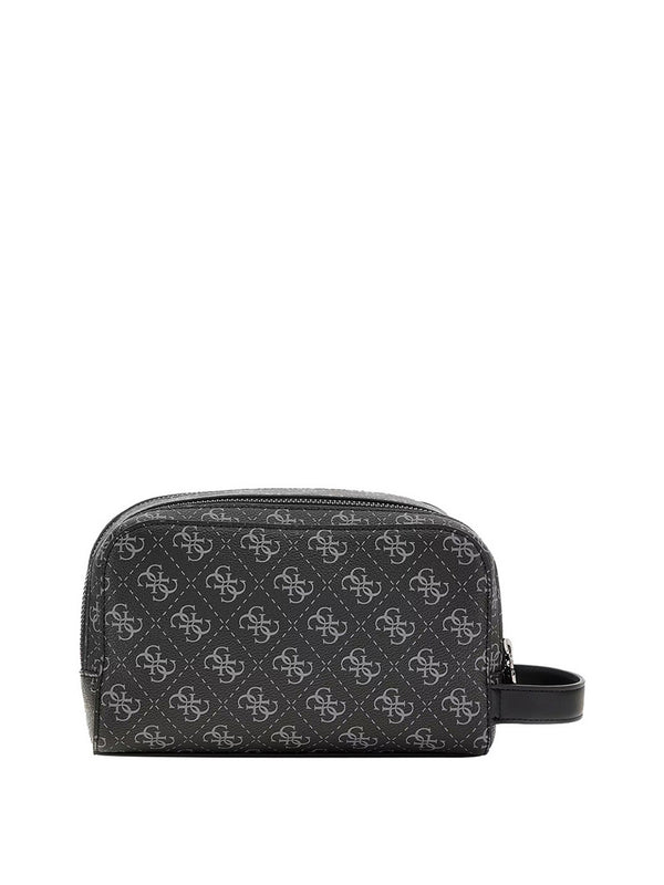 GUESS 2 USCITA Pochette Guess Milano 4G Logo - Nero