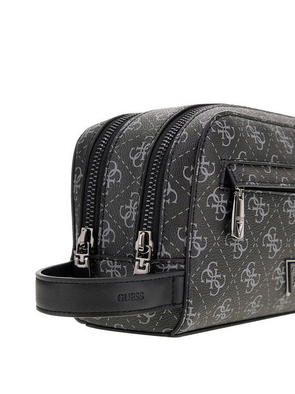 GUESS 2 USCITA Pochette Guess Milano 4G Logo - Nero