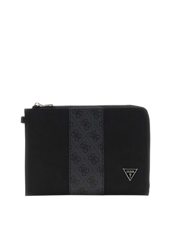GUESS 2 USCITA Pochette Guess Sydney Clutch - Nero