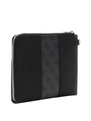 GUESS 2 USCITA Pochette Guess Sydney Clutch - Nero