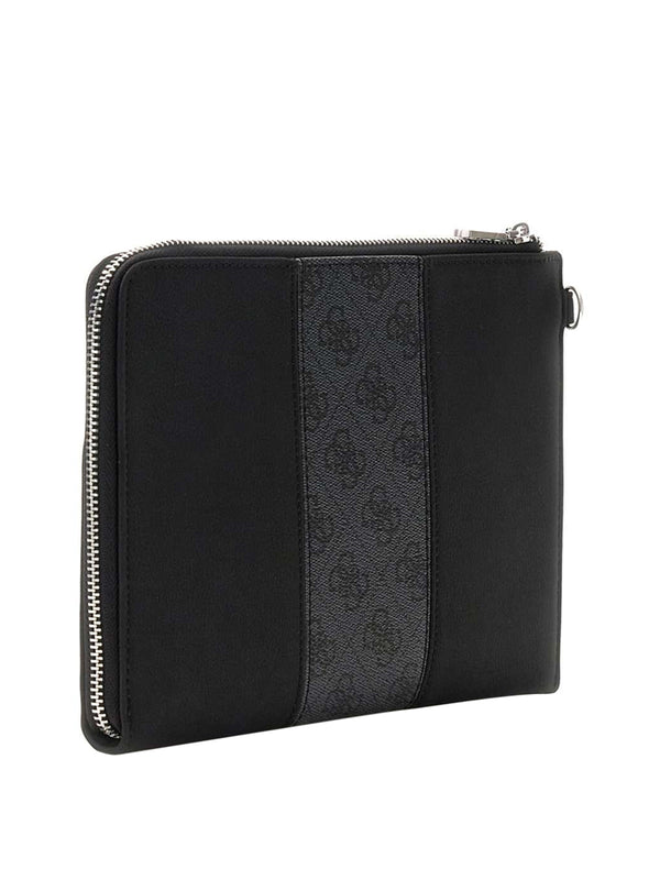 GUESS 2 USCITA Pochette Guess Sydney Clutch - Nero