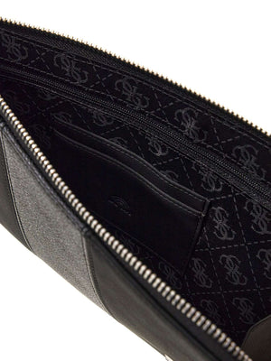 GUESS 2 USCITA Pochette Guess Sydney Clutch - Nero