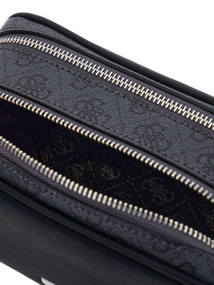 GUESS 2 USCITA Pochette Sydney Small Necessaire Nero