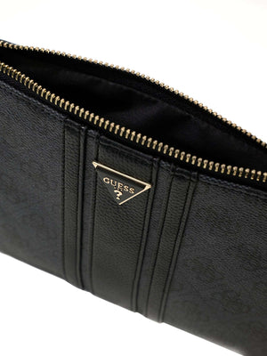 GUESS 2 USCITA Pochette Guess Noelle Ii Flat - Nero