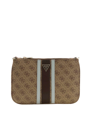 GUESS 2 USCITA Pochette Guess Noelle Ii Flat Pouch Brown