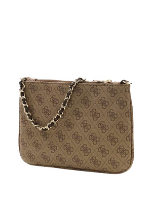 GUESS 2 USCITA Pochette Guess Noelle Ii Flat Pouch Brown