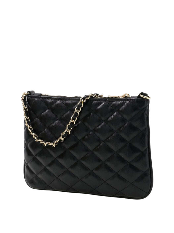 GUESS 2 USCITA Pochette Guess Frances Flat - Nero
