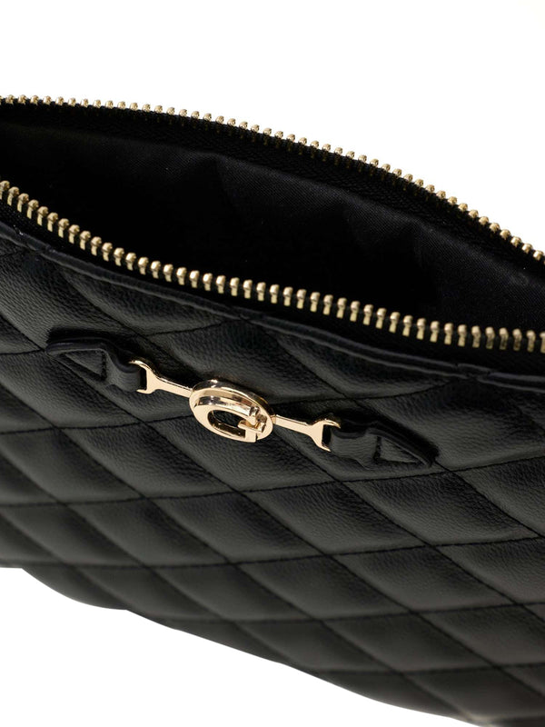 GUESS 2 USCITA Pochette Guess Frances Flat - Nero