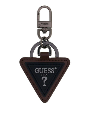GUESS 2 USCITA Portachiavi Guess Con Logo Grigio Scuro