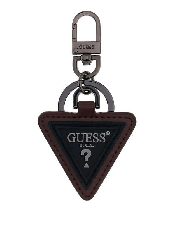 GUESS 2 USCITA Portachiavi Guess Con Logo Grigio Scuro