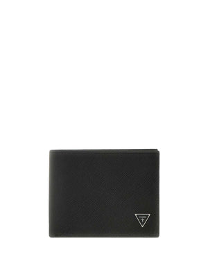 GUESS 2 USCITA Guess Portafoglio Milano Bifold - Nero