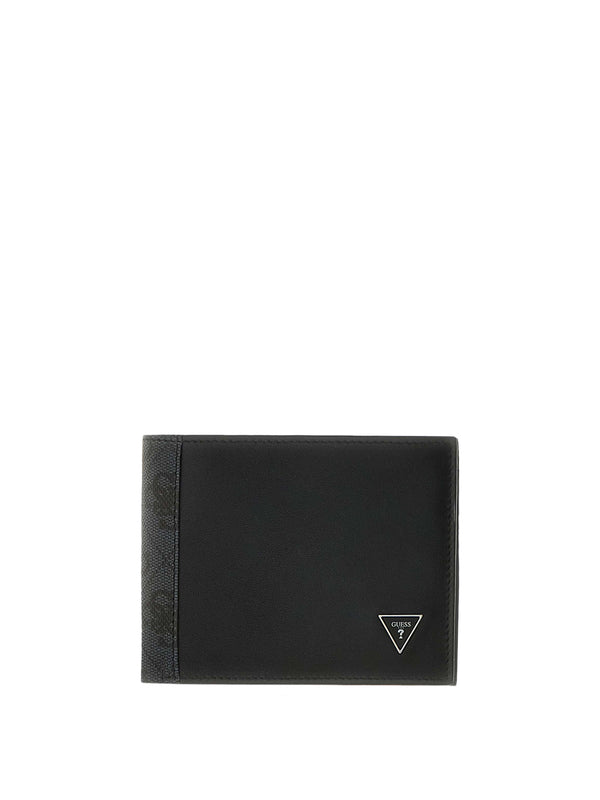 GUESS 2 USCITA Portafoglio Guess Sydney Bifold - Nero