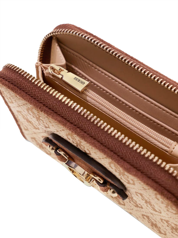 GUESS 2 USCITA Portafoglio Samantha Guess - Beige