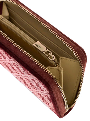 GUESS 2 USCITA Portafoglio Samantha Guess - Rosso Multi